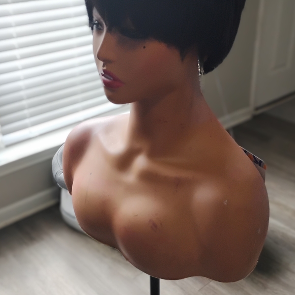 Women Hair Short Black Pixie Wig - Unbranded - Picture 2 of 4